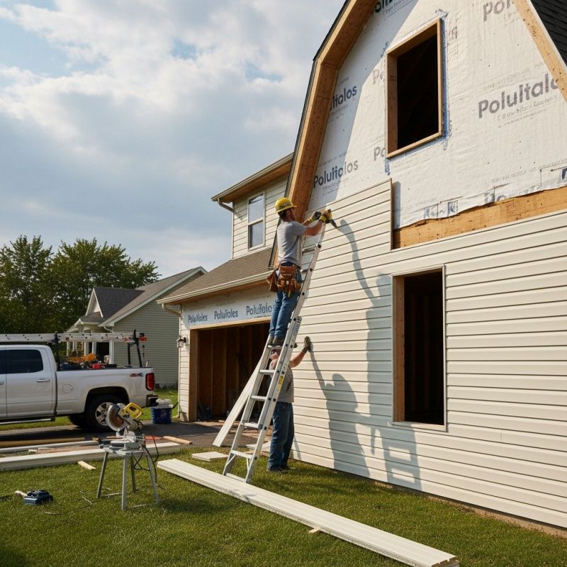 Local Polymer Siding Installation pros at work